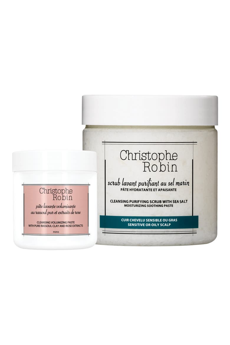 SPACE.NK.apothecary Christophe Robin Scrub & Volume Set (Nordstrom Exclusive), Main, color, NO COLOR