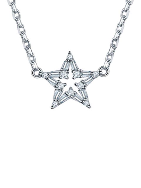Crystal Star Pendant Necklace