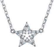 DLORIA Crystal Star Pendant Necklace