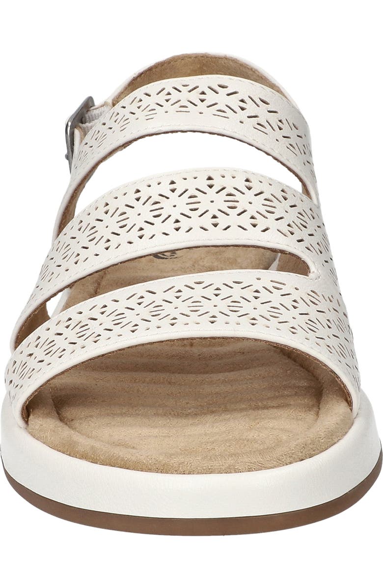 EASY STREET Link Laser Cut Slingback Sandal, Alternate, color, White