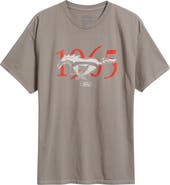 Merch Traffic Ford Horse Logo Red 1969 Mustang Graphic T-Shirt