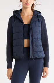 Zella Lumen Hybrid Quilted Jacket