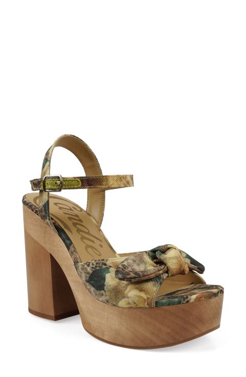 Knotted Platform Sandal