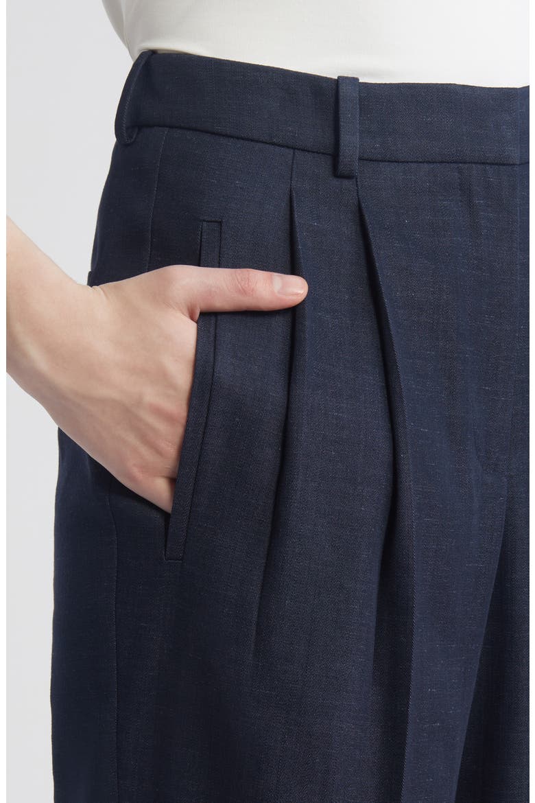 Taleco Pleated Wide Leg Trousers, Alternate, color, OPEN BU