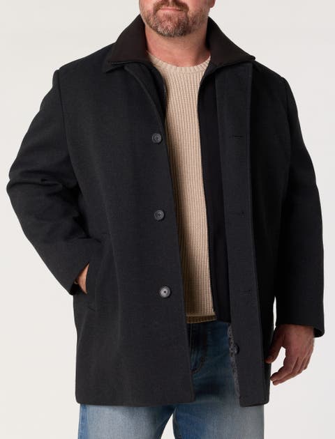 Big & Tall Calvin Klein Zale Overcoat