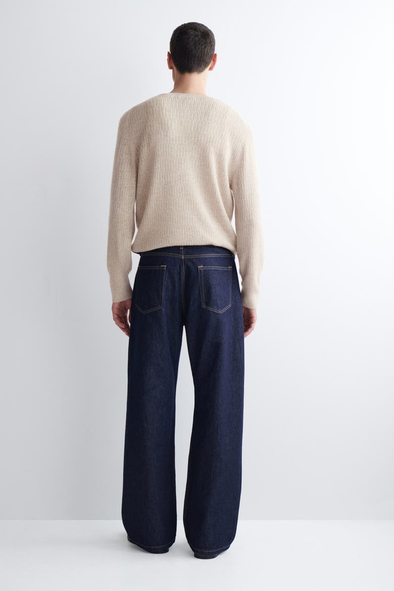 Relaxed-fit Bootleg Jeans, Alternate, color, INDIGO