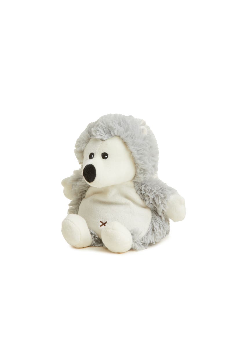 Warmies Hedgehog Junior Plush Toy, Main, color, Medium Gray