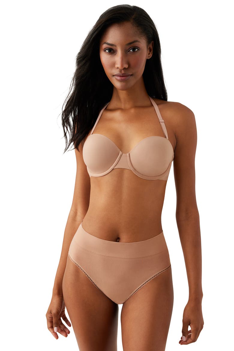 Comfort First Strapless Underwire Bra, Alternate, color, ROEBUCK