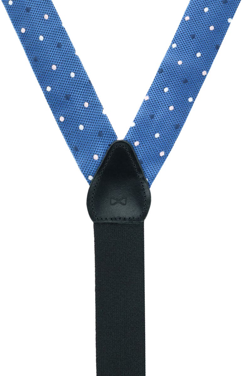 Trafalgar 32MM Polka Dot Covertible Brace, Alternate, color, Navy-400