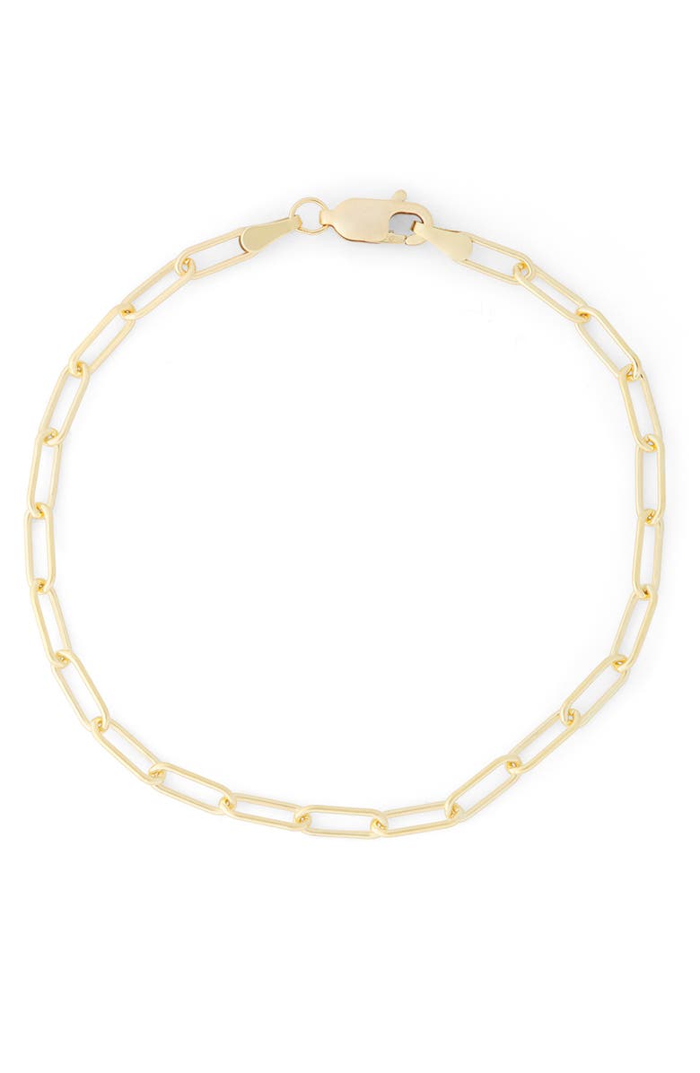 FZN Paper Clip Link Bracelet, Main, color, Yellow