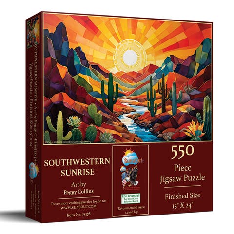 Southwestern Sunrise 550 piece Jigsaw Puzzle for Adults
