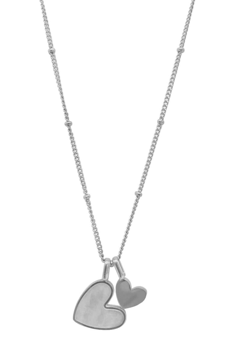 Set of 3 Assorted Heart Necklaces, Alternate, color, SILVER