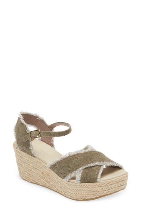 Wedge Espadrille Sandal (Women)
