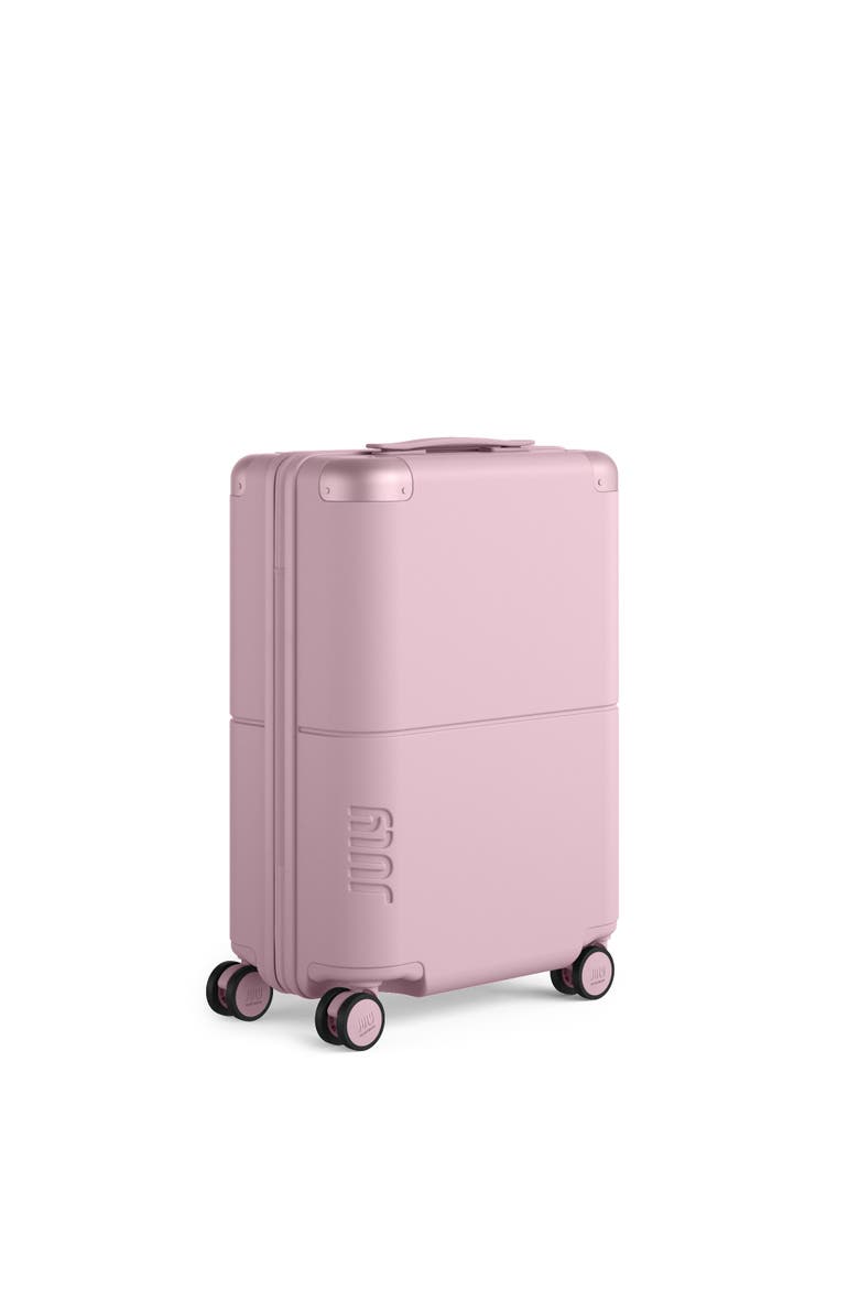 Carry On Suitcase, Alternate, color, Blush Pink