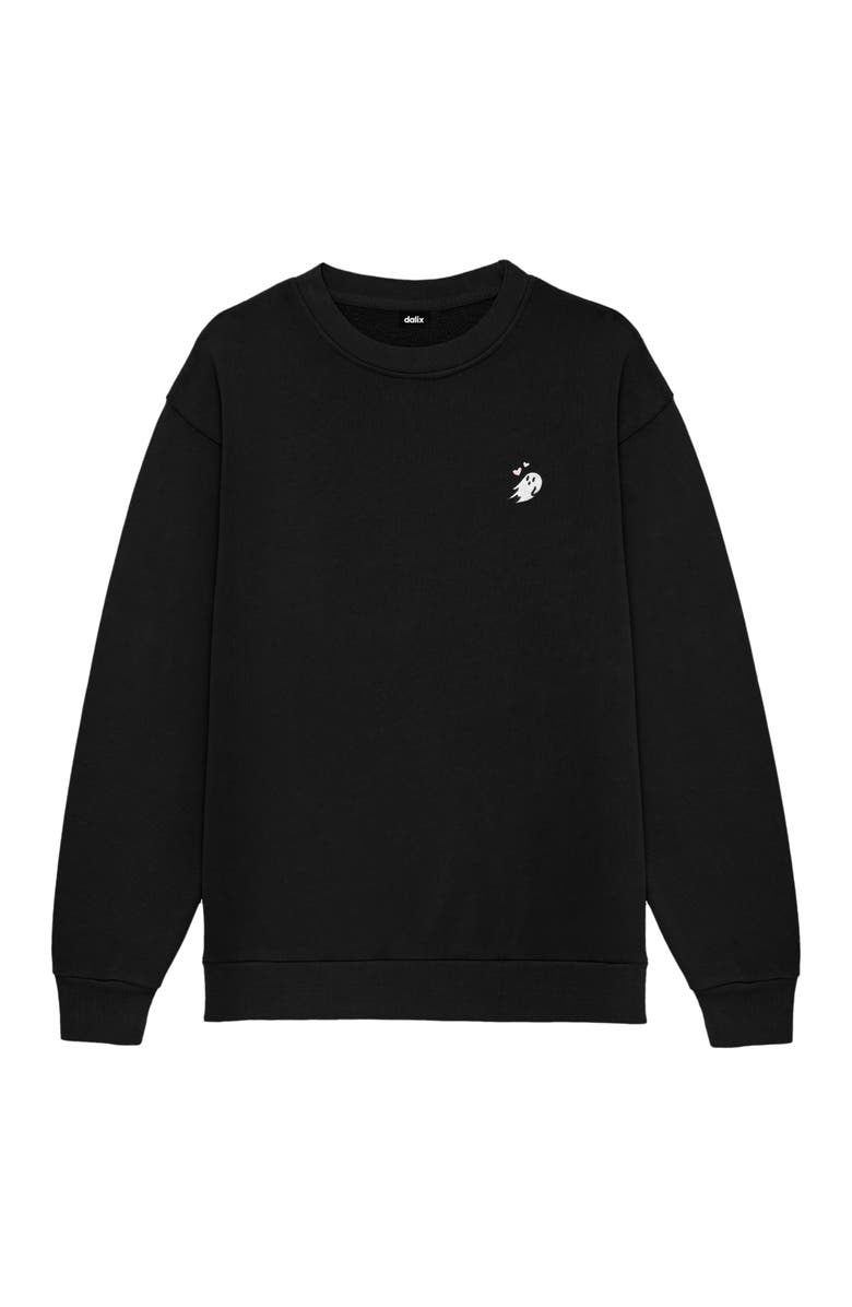 Dalix Heartly Ghost Heavyweight Relaxed Sweatshirt, Main, color, 