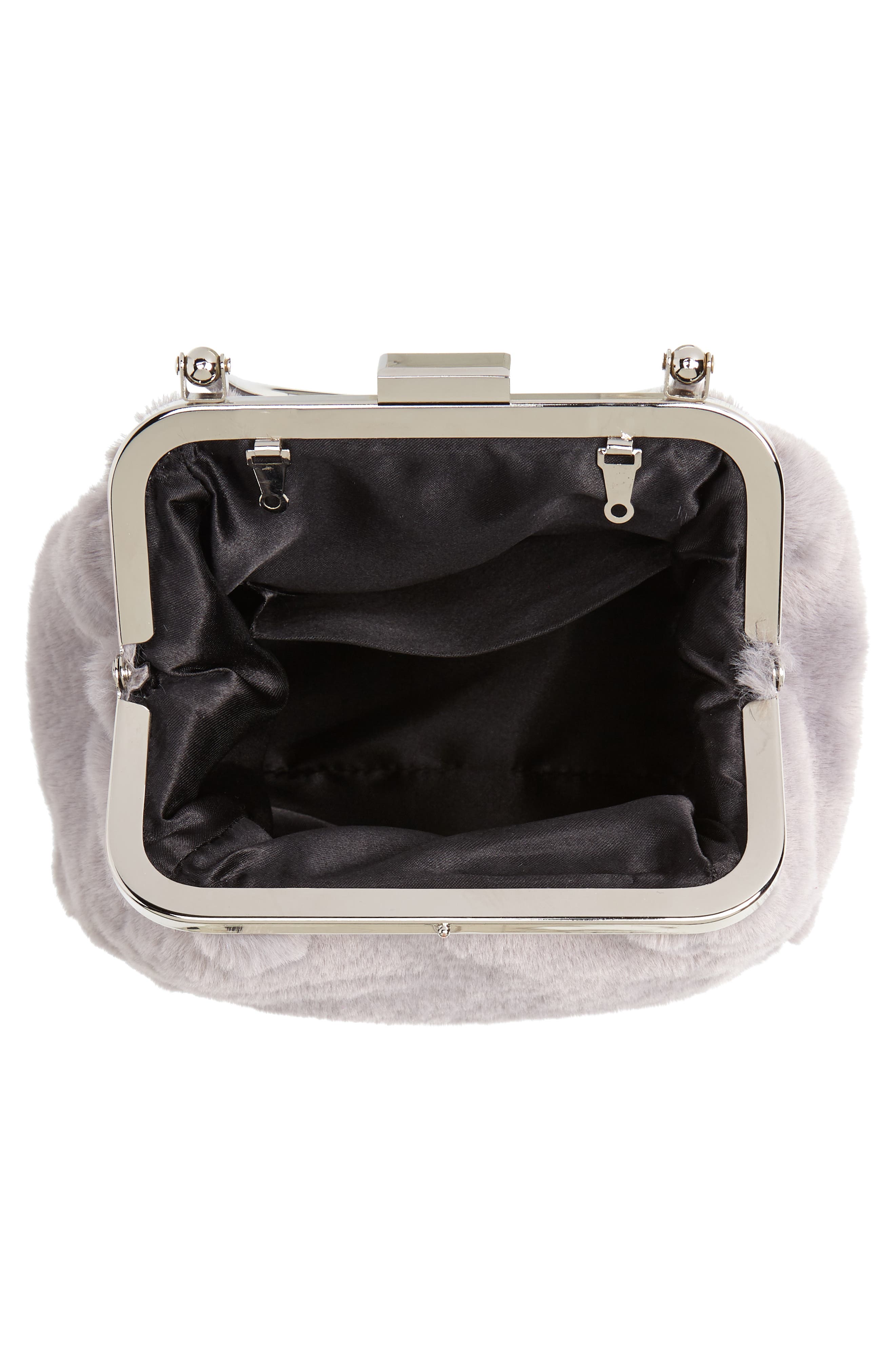 Nordstrom Faux Fur Clutch, Alternate, color, 