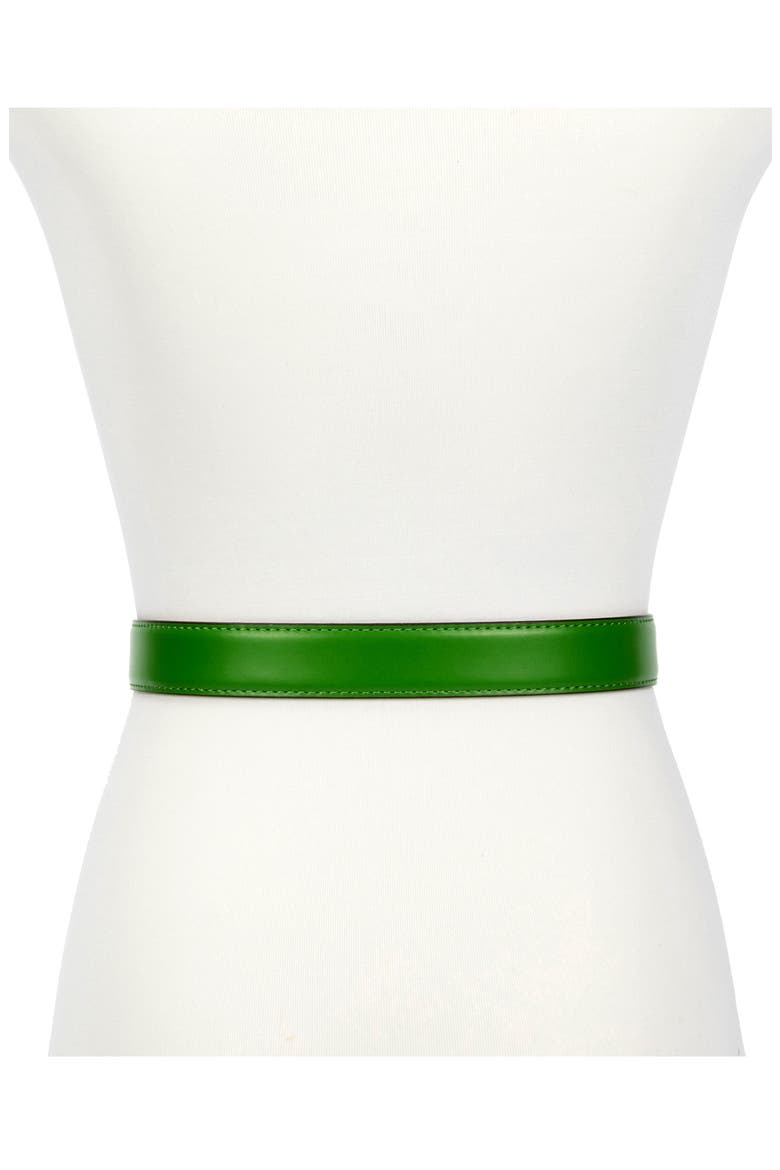 leather belt, Alternate, color, KS GREEN