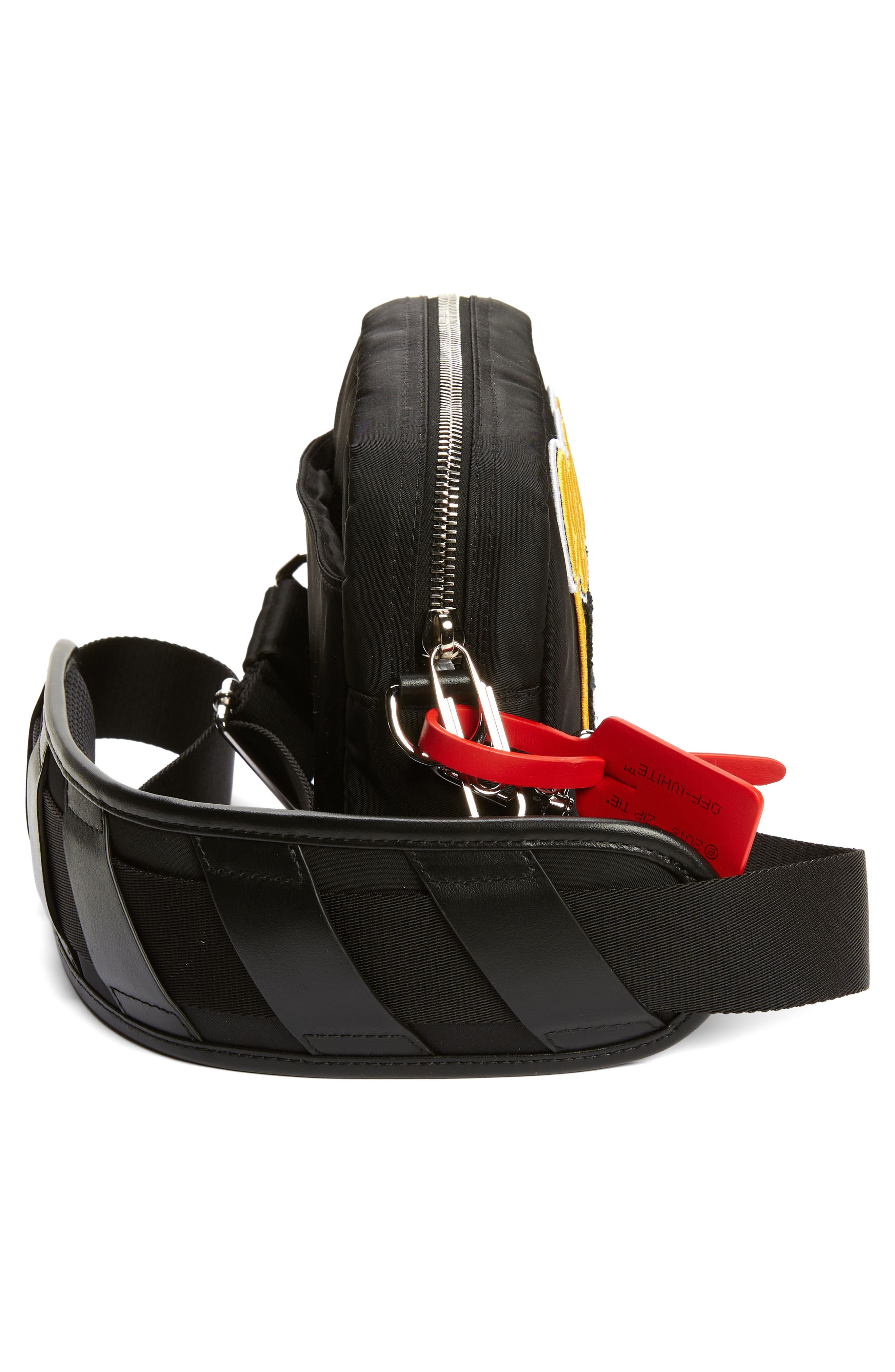 Off-White Hardcore Cat Patch Camera Bag, Alternate, color, 