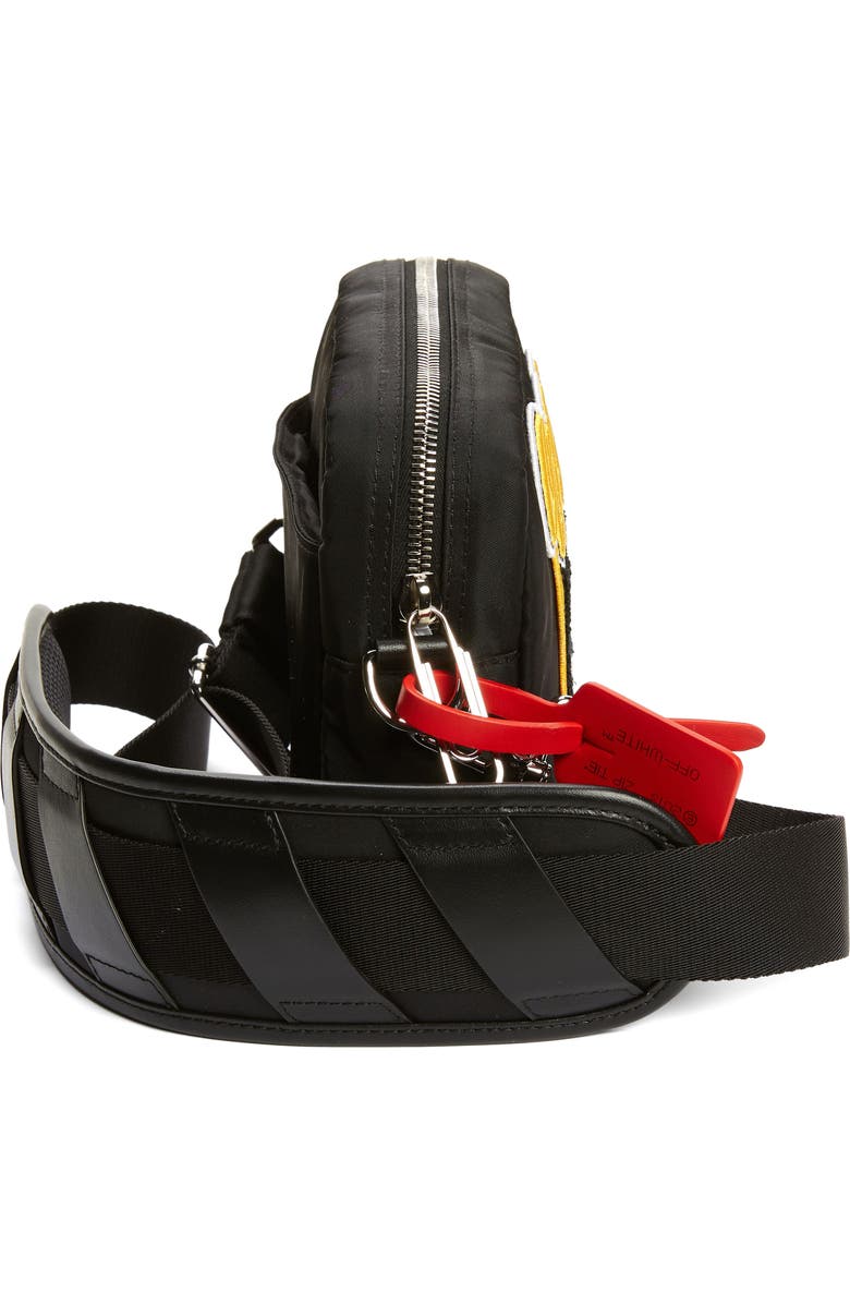 Off-White Hardcore Cat Patch Camera Bag, Alternate, color,