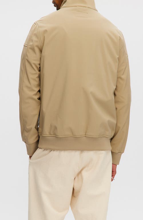 Noize Soft Shell Windbreaker Jacket In Neutral