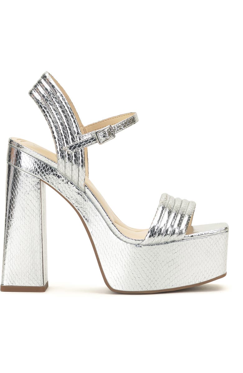Jessica Simpson Bautista Metallic Platform Sandal, Alternate, color,
