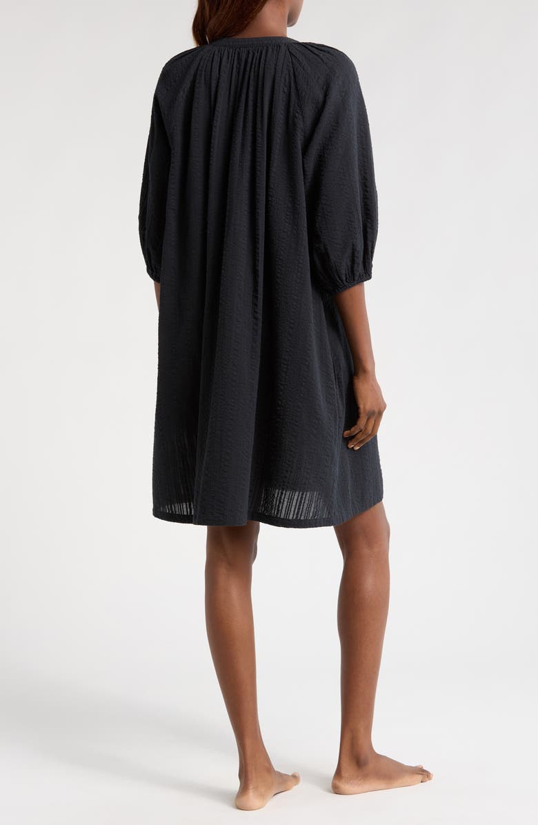Nordstrom Cotton Seersucker Nightgown, Alternate, color, 