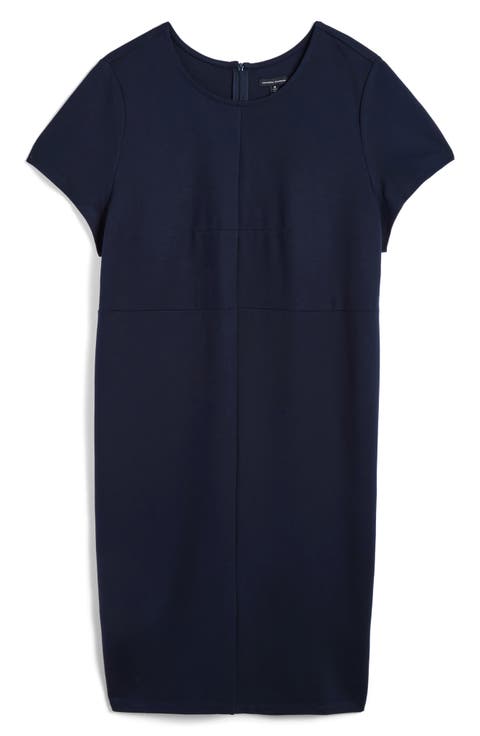 Executive Stretch Ponte Dress (Plus)