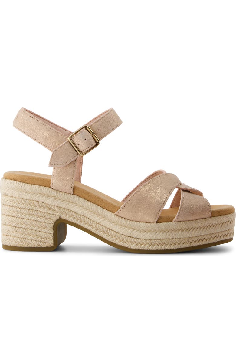 TOMS Isla Platform Sandal, Alternate, color, Pink