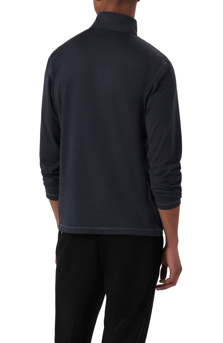 Bugatchi Quarter Zip Performance Pullover, Alternate, color, 