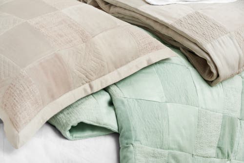 Elisabeth York Pia Natural Throw Blanket In Neutral