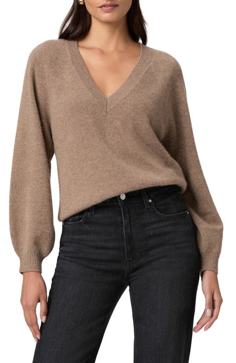 Thea V-Neck Cashmere Sweater