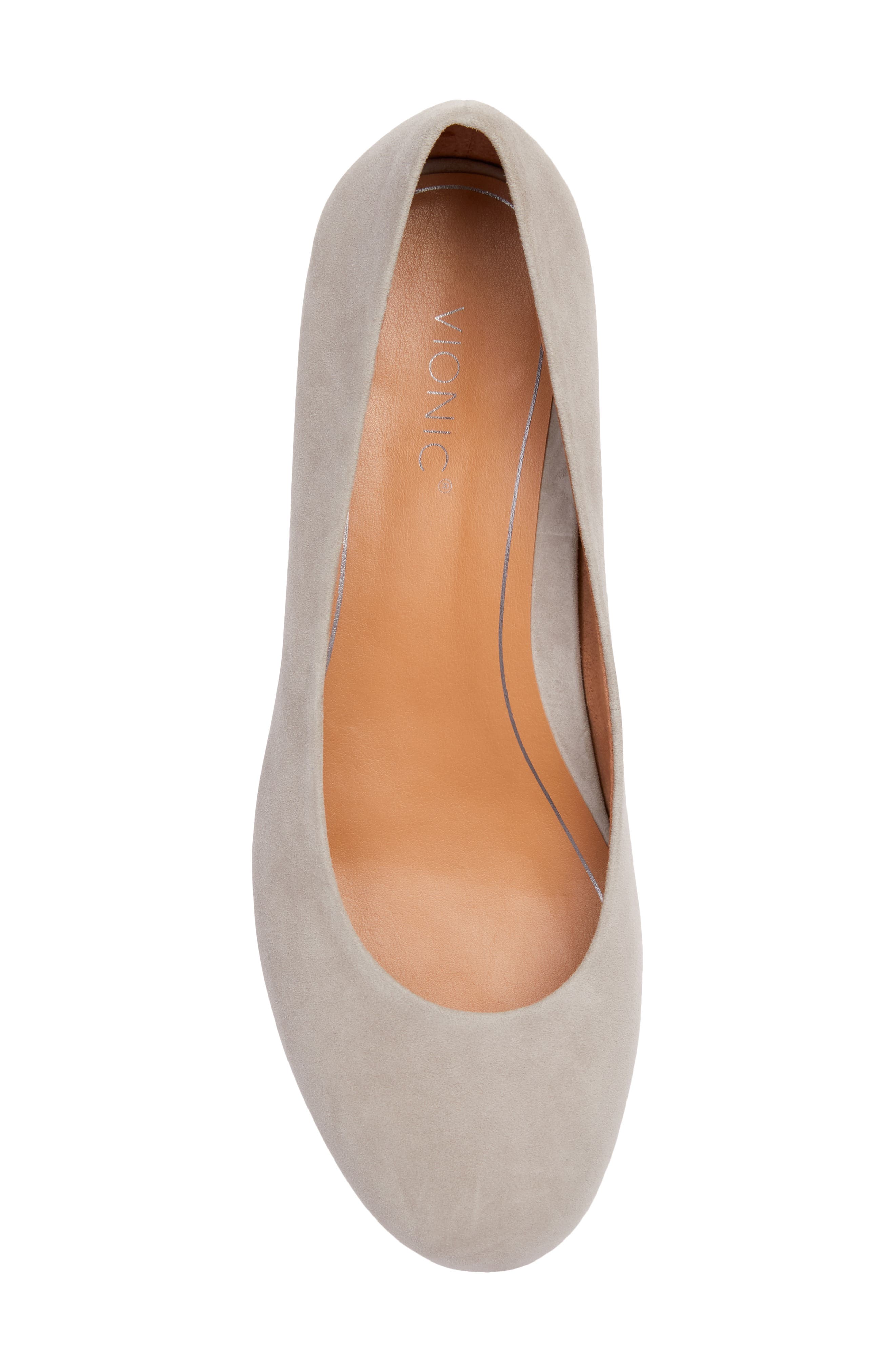 Hannah Ballet Flat, Alternate, color, DARK TAUPE SUEDE