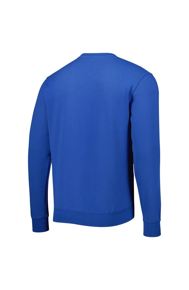 COLOSSEUM Men's Colosseum Powder Blue Ole Miss Rebels Arch & Logo Pullover Sweatshirt, Alternate, color, Powder Blue