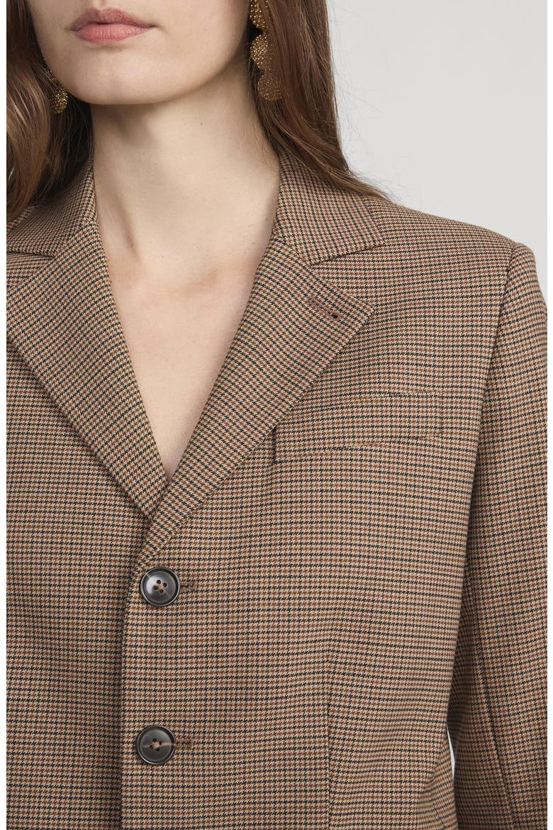 The Plaid Smart Blazer, Alternate, color, BROWN MULTI