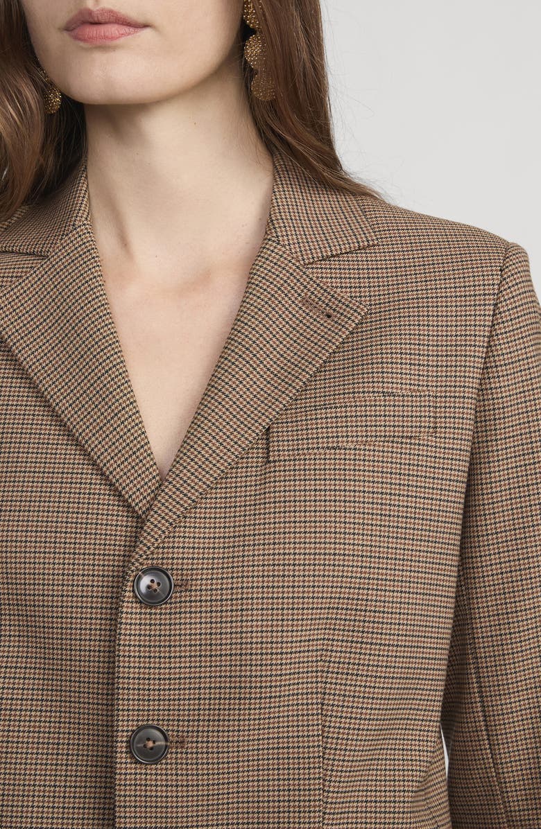 FRAME The Plaid Smart Blazer, Alternate, color, Brown Multi