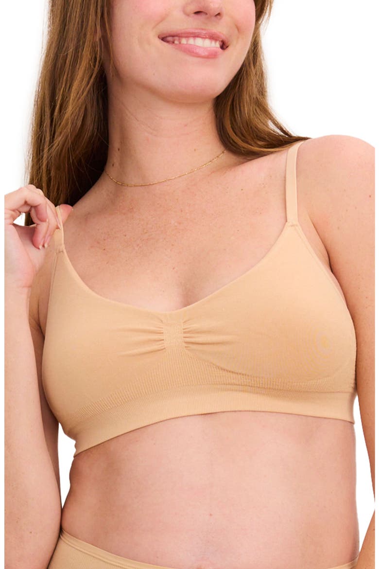 The All-Tri Maternity/Nursing Bra, Main, color, Sand