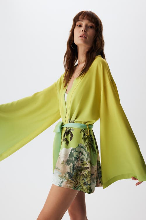 Je Te Veux Botanica Kimono In Green