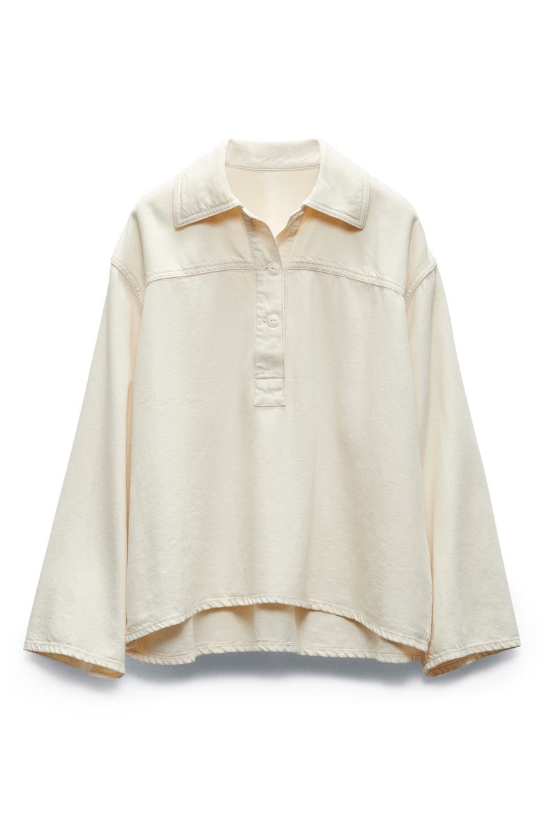 rag & bone Emily Lightweight Denim Popover Shirt, Alternate, color,