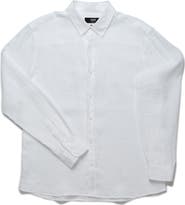 Mavi Jeans Slim Fit Long Sleeve Linen Button-Up Shirt