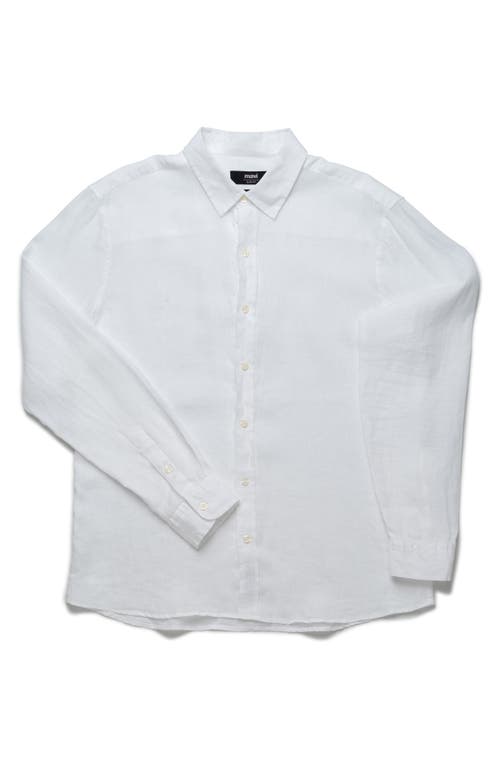 Mavi Jeans Slim Fit Long Sleeve Linen Button-up Shirt