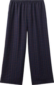 MANGO Dara Plaid Straight Leg Trousers