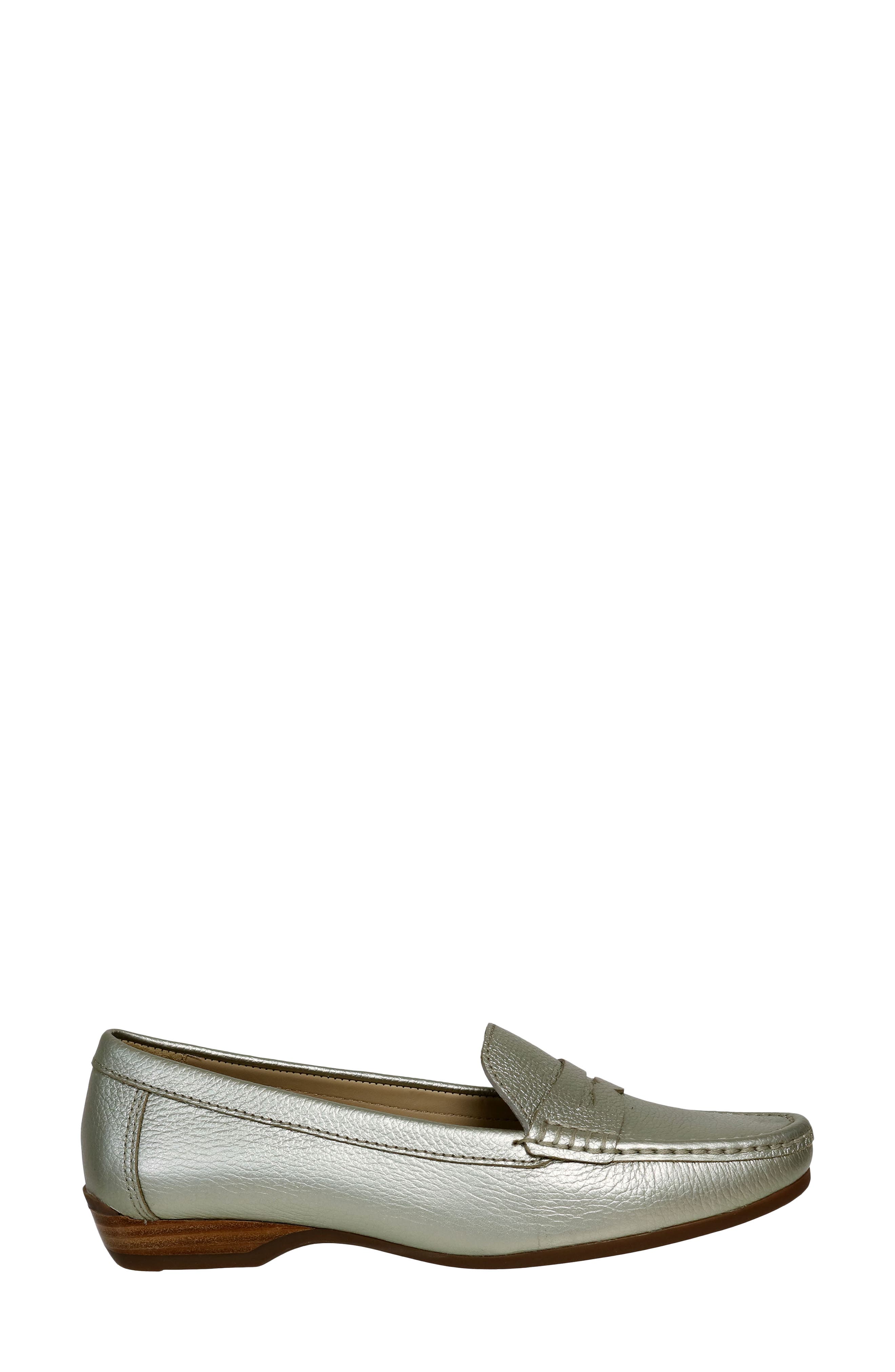 Freetime Penny Loafer, Alternate, color, PLATINUM