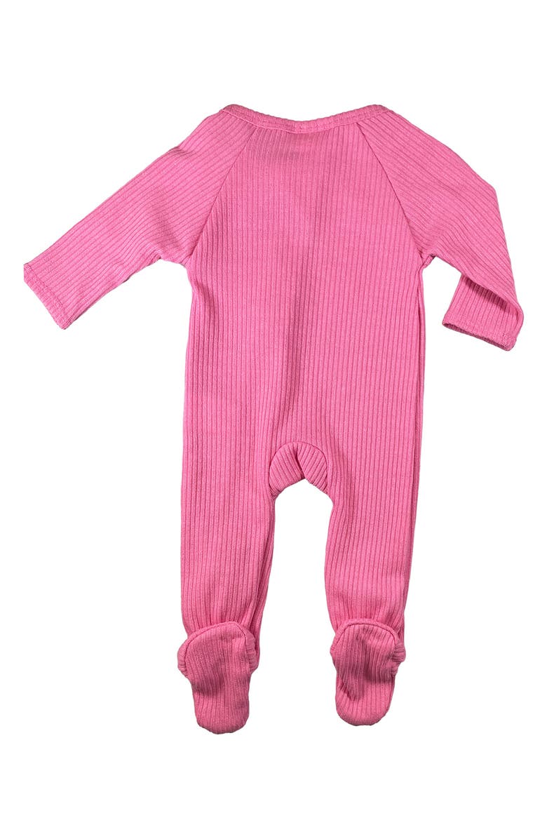 Toby Embroidered Heart Rib Knit Footie, Headband & Rattle Set, Alternate, color, 