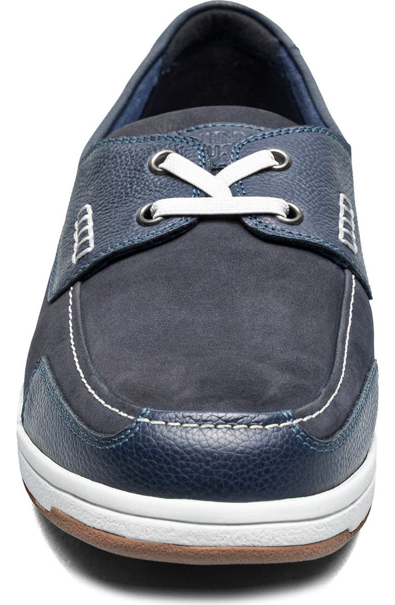 NUNN BUSH Luca Boat Shoe, Alternate, color, Navy Multi