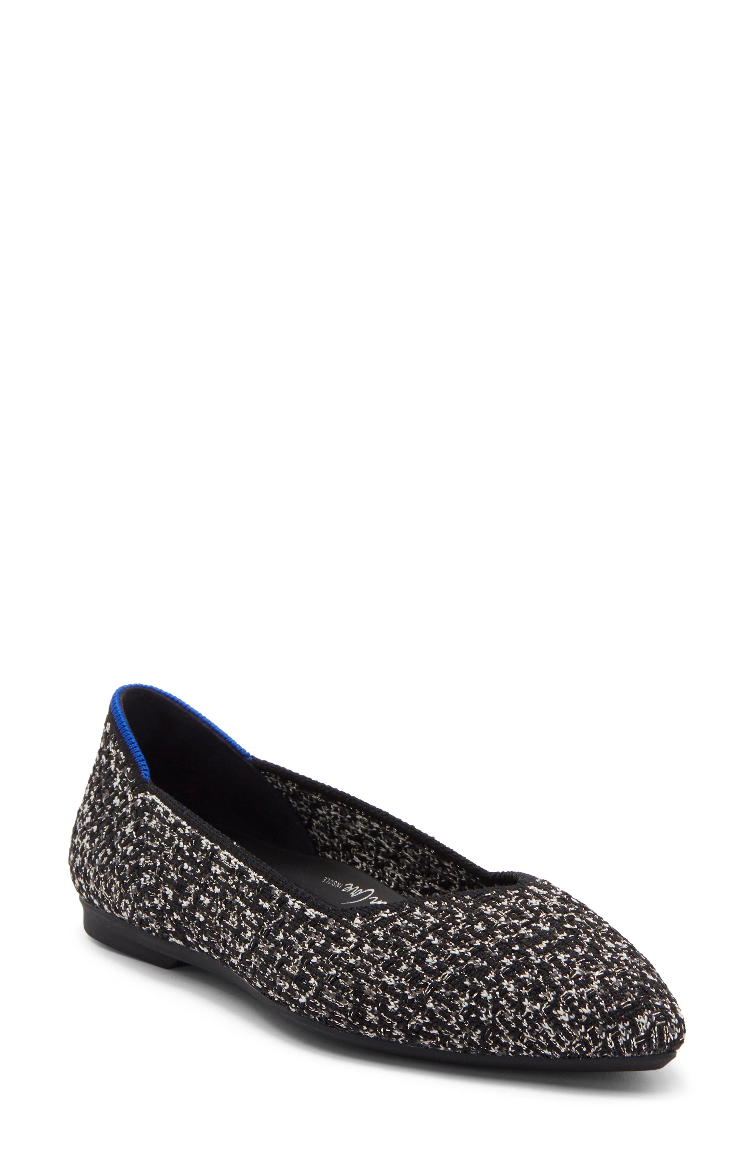 The Point II Pointed Toe Flat, Main, color, DUSK TWEED