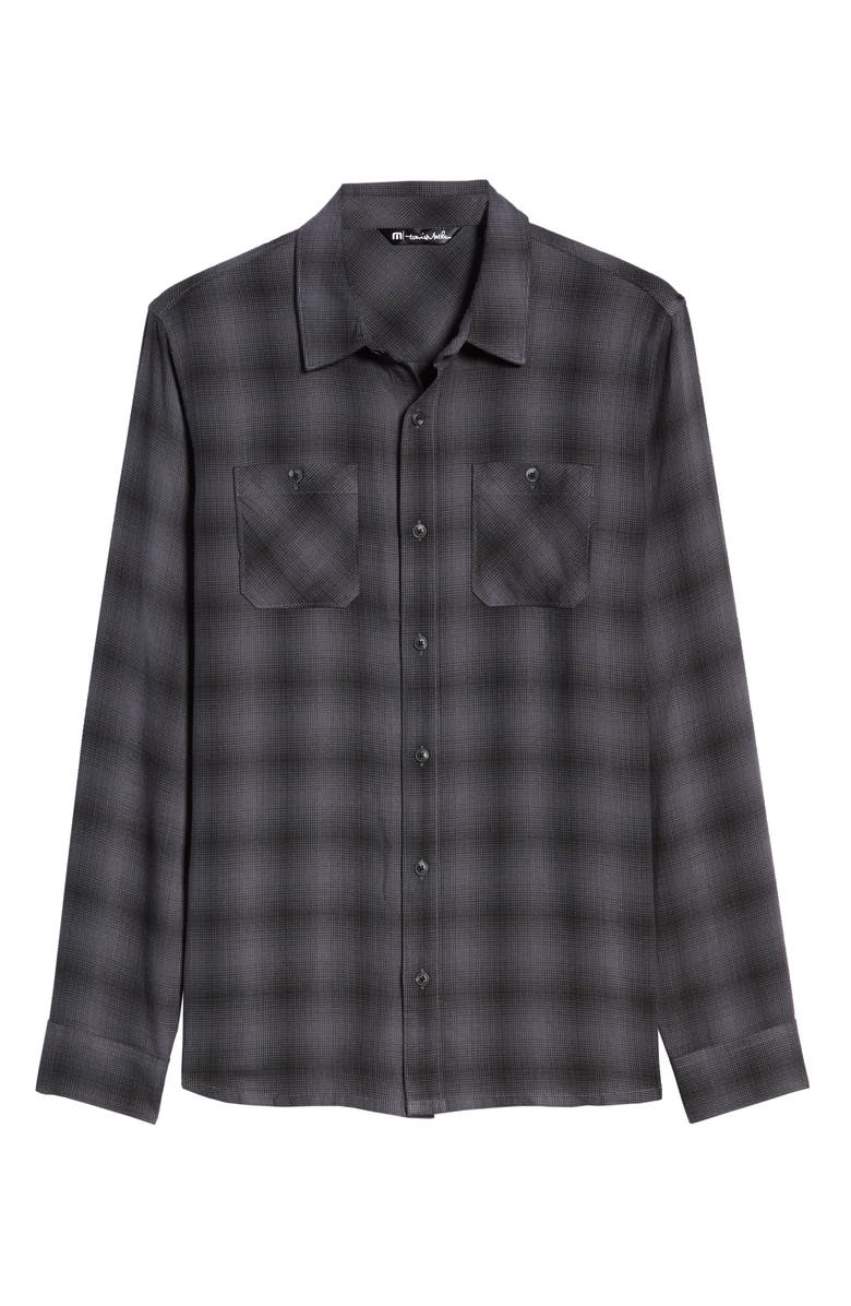 TravisMathew Brocation Regular Fit Plaid Button-Up Shirt, Alternate, color, 
