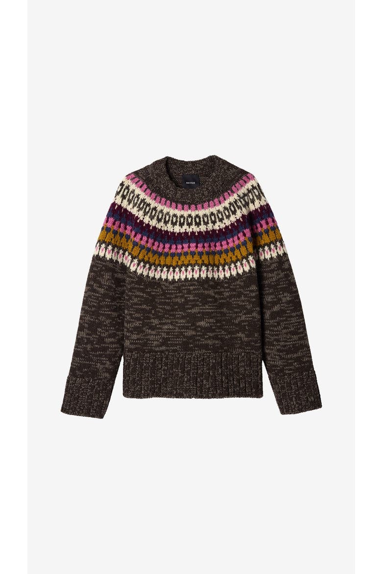 Oversized Crewneck Sweater, Alternate, color, Lopi M\u00e9lange