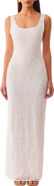 SNDYS Jocelyn Soutache Floral Maxi Dress