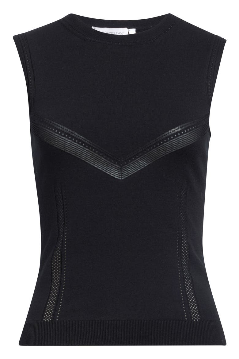 Pavido Sleeveless Sweater, Main, color, BLACK