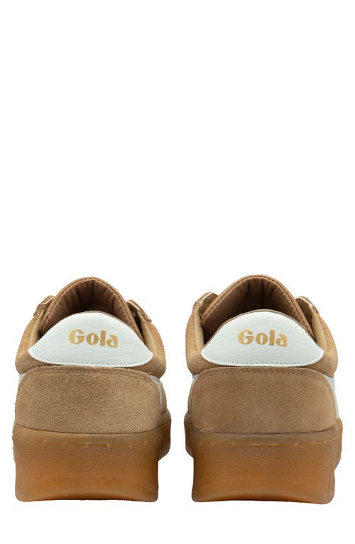 Gola Grandslam Sneaker In Light Caramel/white/gum